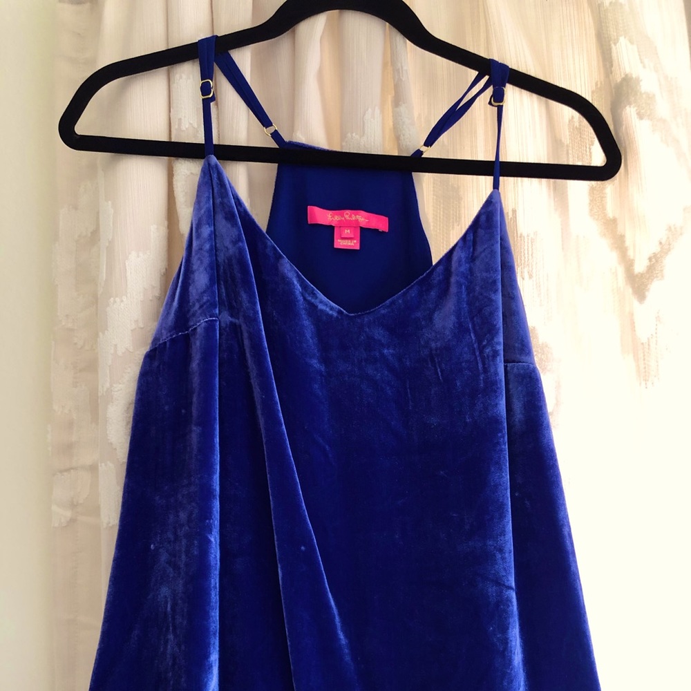 Lilly Pulitzer Velvet Tank Top - Blue